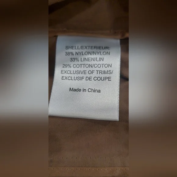 Tory Burch Tan Ruffle Front Trench Coat - Picture 9 of 10